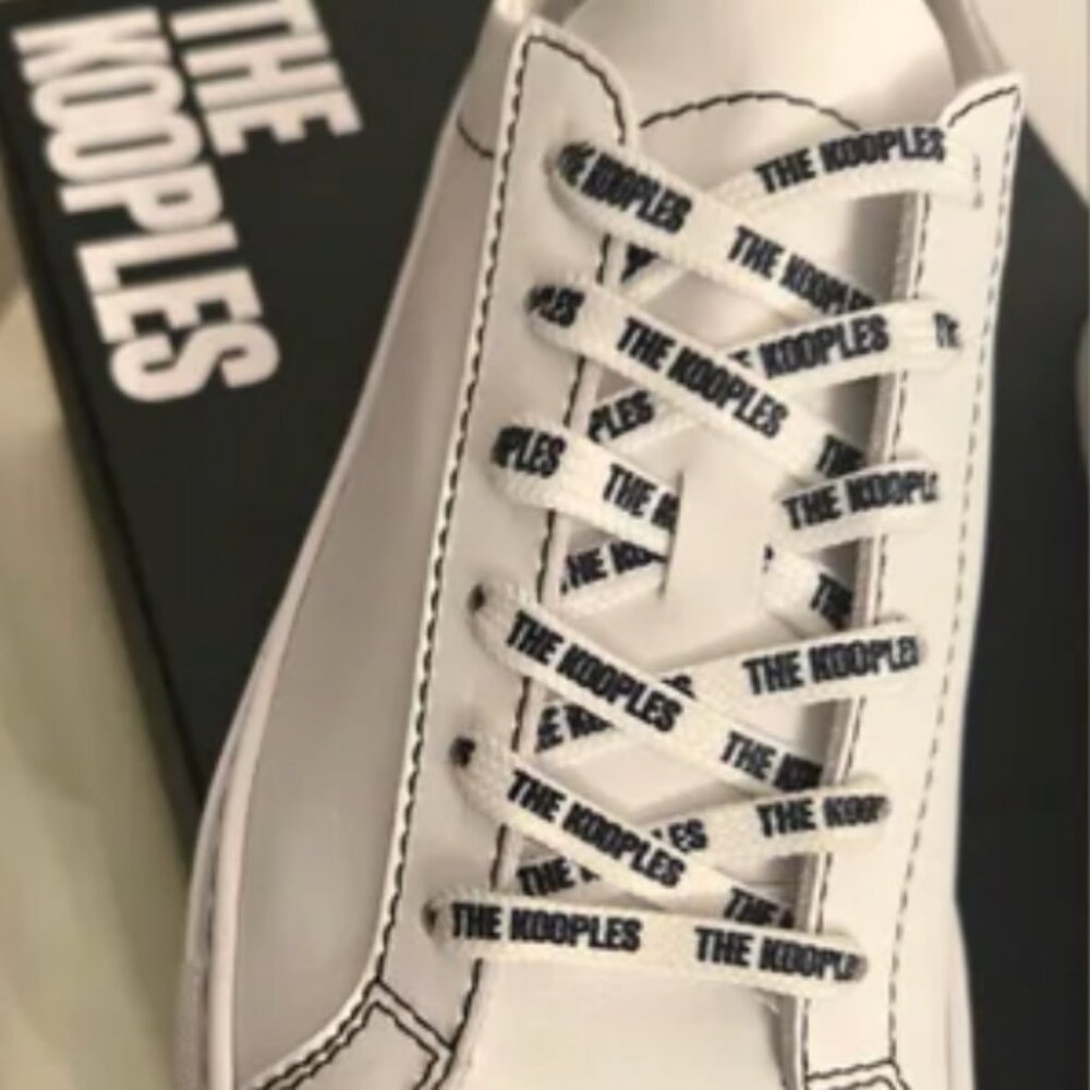 The Kooples White Shoe Laces Logo